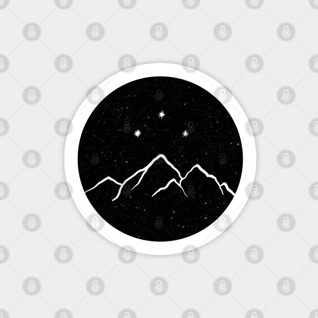 Night court - starry black and white Sticker by Ranp